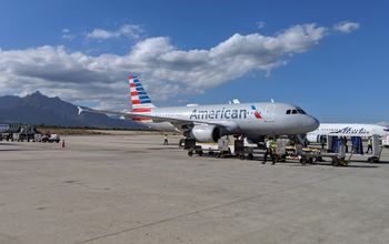 American Airlines, plane, aircraft, Los Cabos, airport