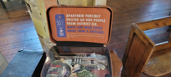 District Six Museum suitcase display