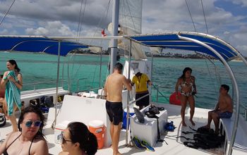 Catamaran excursion at Bavaro Beach Dominican Republic