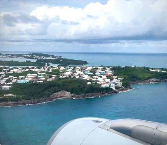 Flying into Bermuda