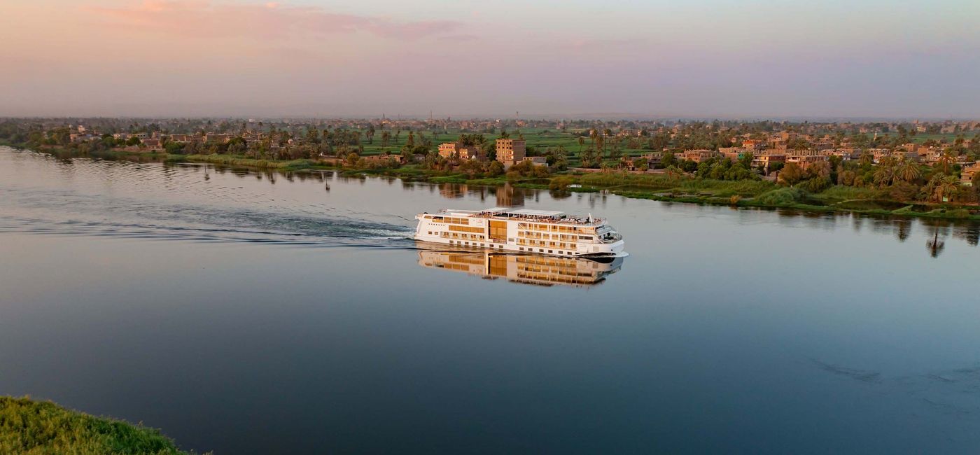 Image: A Viking river ship in Egypt. (Photo Credit: Viking)