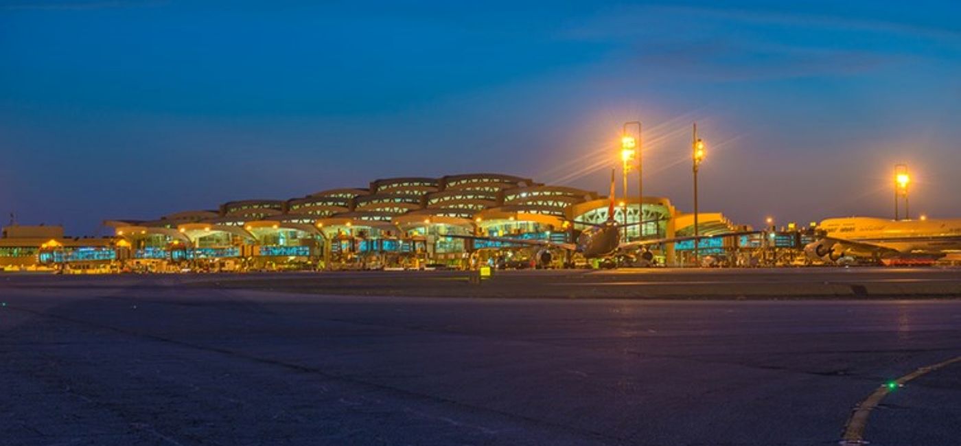 Image: Exterior of the King Khalid International Airport in Riyadh, Saudi Arabia. (photo via Riyadh Airports) (Photo Credit: (photo via Riyadh Airports))