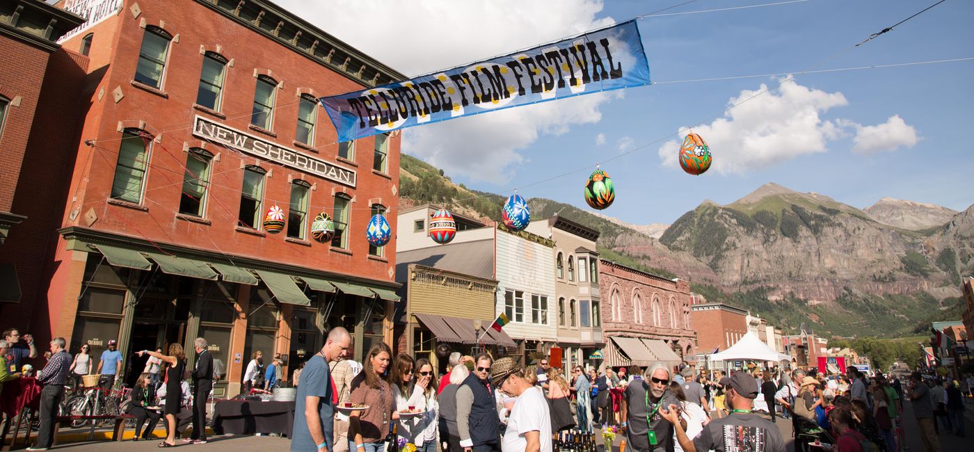 Image: Film festival opening in Telluride, Colorado. (photo via YaskoCreative/iStock Editorial/Getty Images Plus)