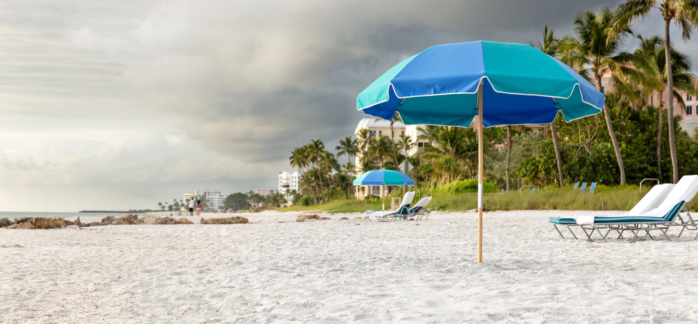 Image: PHOTO: A storm threatens Naples Beach, Florida. (photo courtesy of poladamonte / iStock / Getty Images Plus)