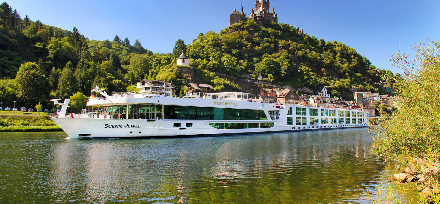 Image: Scenic Jewel at Reichsburg Castle. (photo via Scenic Luxury Cruises & Tours) (Photo Credit: (photo via Scenic Luxury Cruises & Tours))