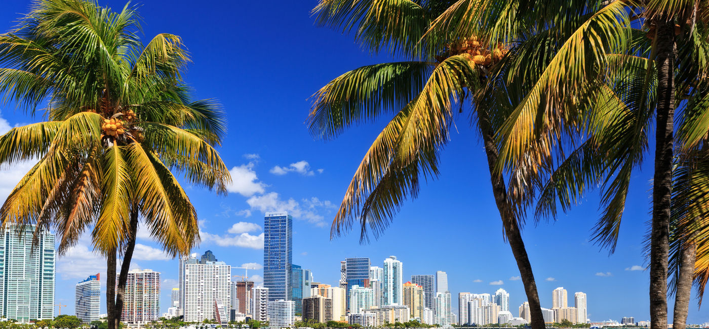 Image: Skyline in Miami, Florida. (Photo via iStock/Getty Images Plus/espiegle)