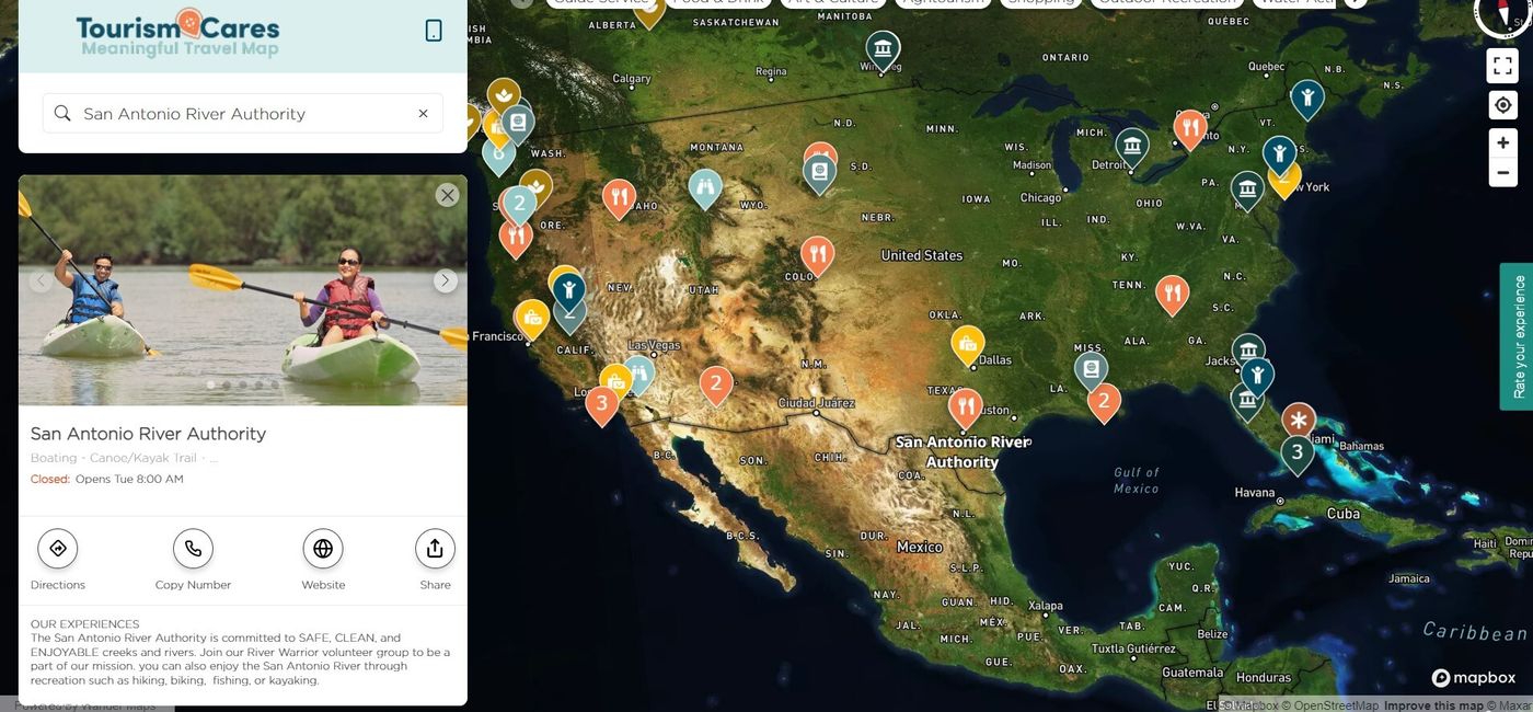 Image: The Meaningful Travel Map offers an easy way to find vetted, responsible and sustainable experiences, accommodations and more.  (Photo Credit: Tourism Cares)