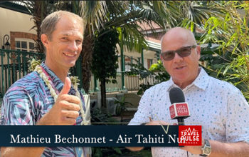 John Kirk with Mathieu Bechonnet President & Managing Director - Air Tahiti Nui