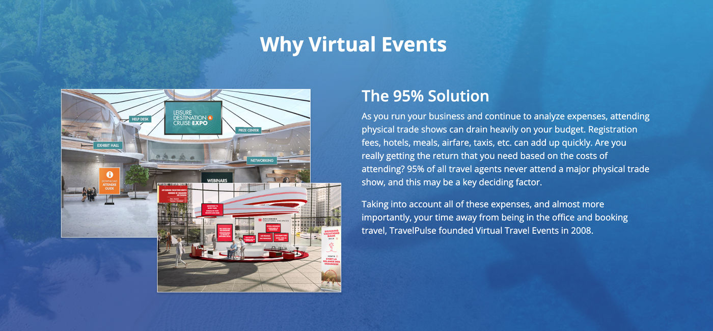 Photo: Discover what the Virtual Travel Events platform is all about. (Photo Credit: Northstar Travel Group)