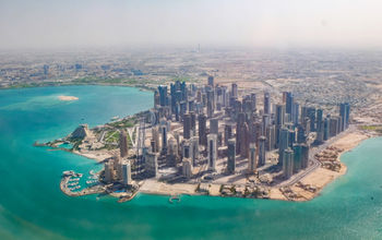 Doha, Qatar from the air