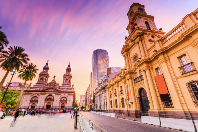 Santiago, the capital of Chile, has the coolest neighborhoods in Latin America. (Photo via sorincolac/iStock/Getty Images Plus).