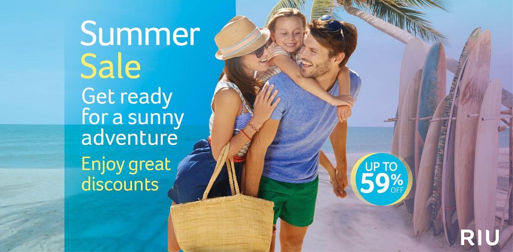 Savings of up to 59% with Riu's Summer Sale