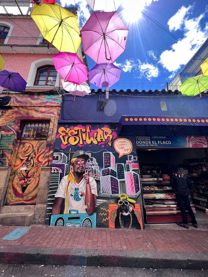 Street art in Bogota, Colombia 