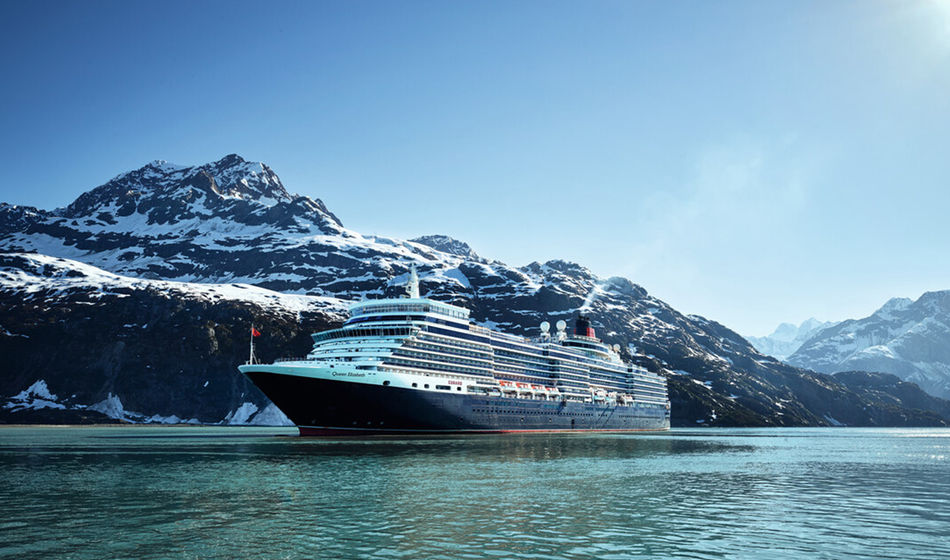 Cunard Queen Elizabeth in Alaska