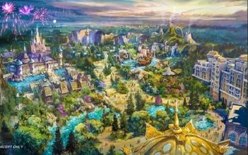 Fantasy Springs rendering at Tokyo DisneySea.