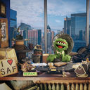 Oscar the Grouch, Muppets, Sesame Street, United Airlines, Chief Trash Officer