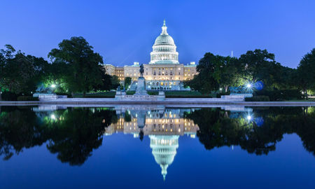 The United Statues Capitol Building, Washington DC, USA. (photo via Tanarch / iStock / Getty Images Plus)